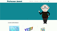 Desktop Screenshot of professeur-jannot.com